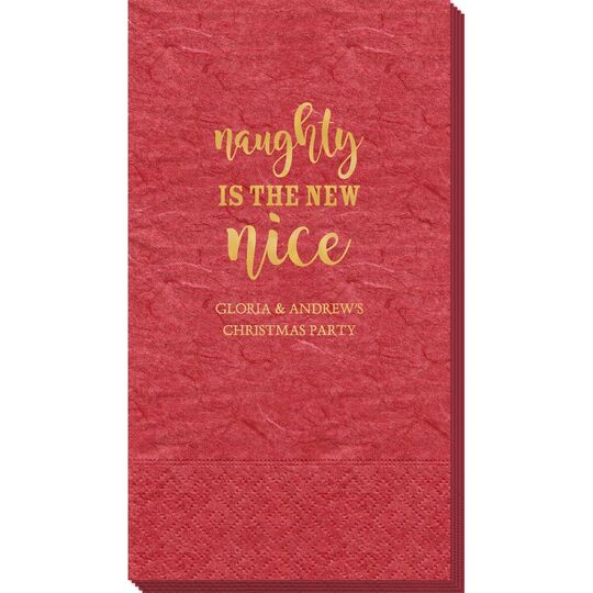 Naughty Is The New Nice Bali Guest Towels